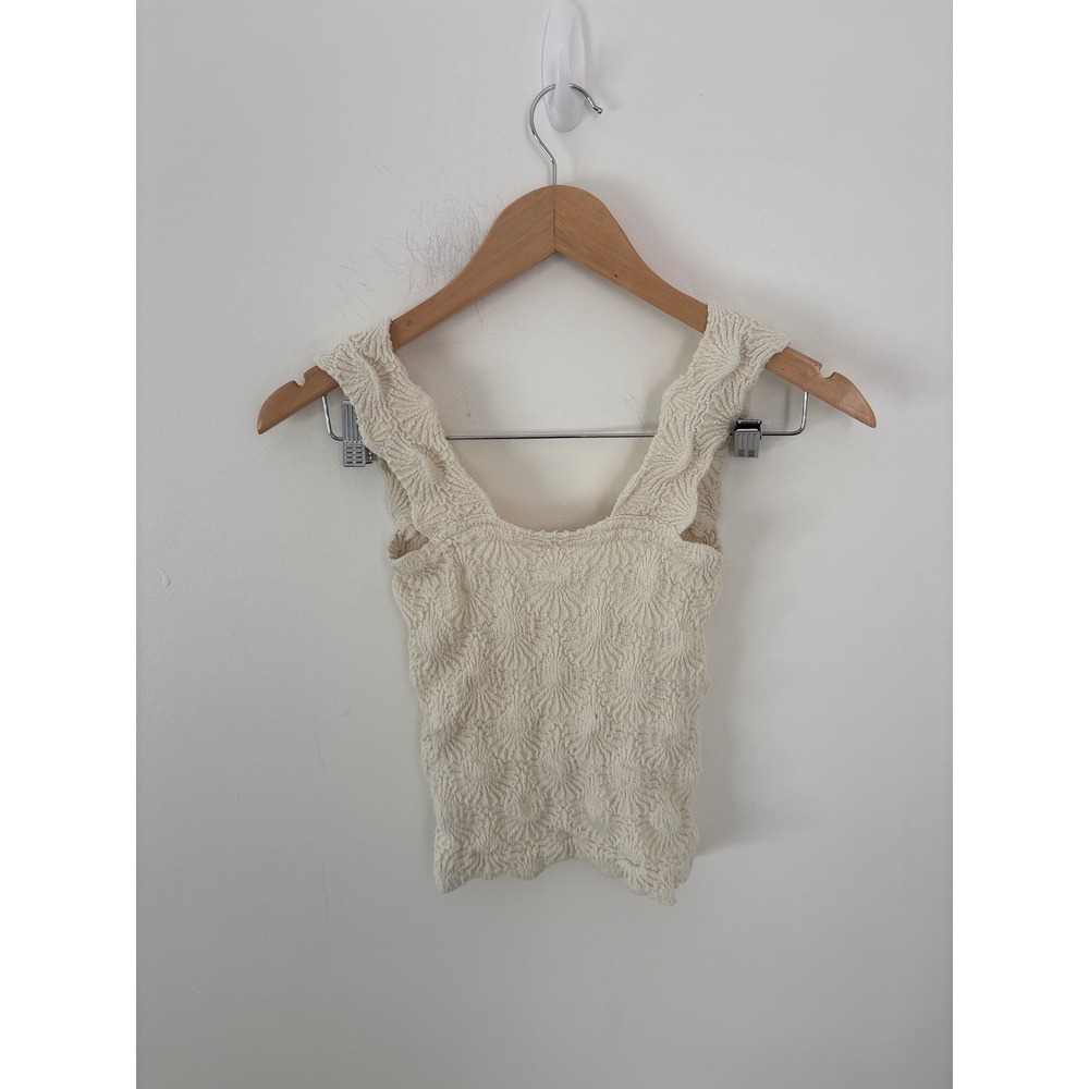 Free People Love Letter Cami Size XS/S Cream - Picture 2 of 3